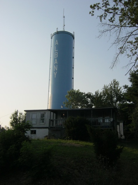 Standpipe, Alton, Ohio.  Built circa 1950.
